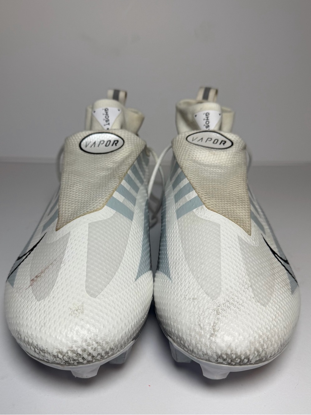 NIKE Vapor Edge Pro 360 White/Metallic Silver Ghost Lacing Mens Sz11.5DQ3670-102